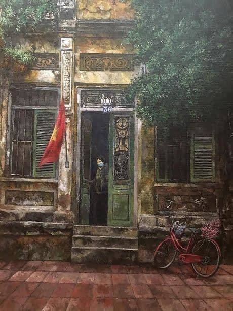 Những bức ảnh về Hà Nội của cậu cực kì chân thật. (Ảnh: Công An Nhân Dân)