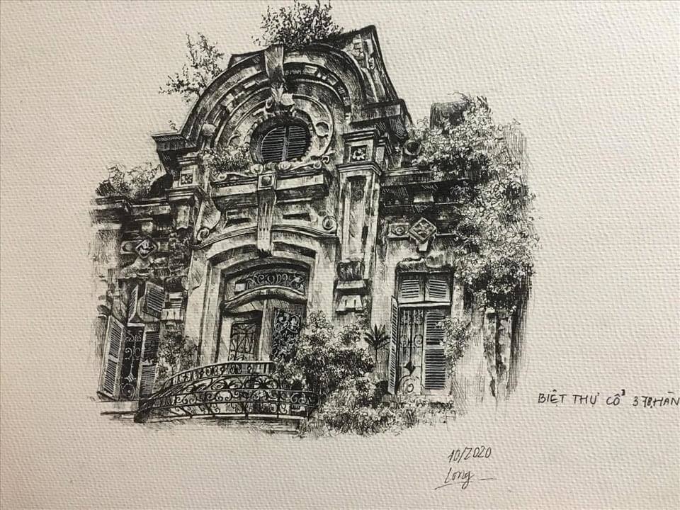 Những bức tranh cổ kính nhưng lại đặc biệt, từng chi tiết mang lại nhiều cảm xúc. (Ảnh: Lao Động)