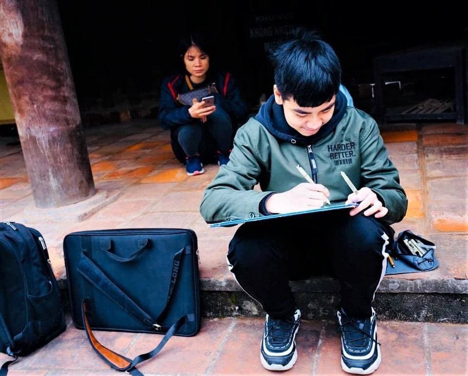 Bộ tranh Hà Nội của chàng trai "đặc biệt": Trời bù đắp cho em tài năng