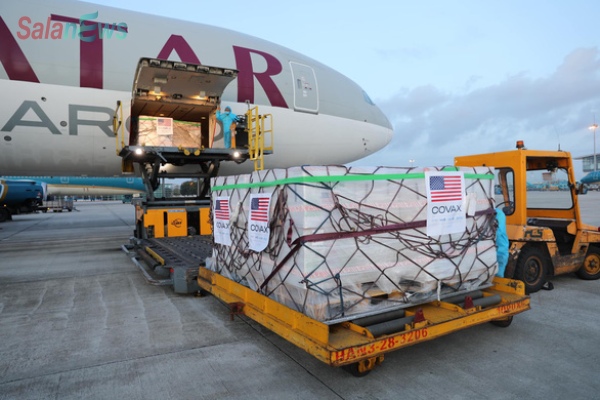 2 triệu liều vắc xin Mỹ tặng đã về đến Việt Nam