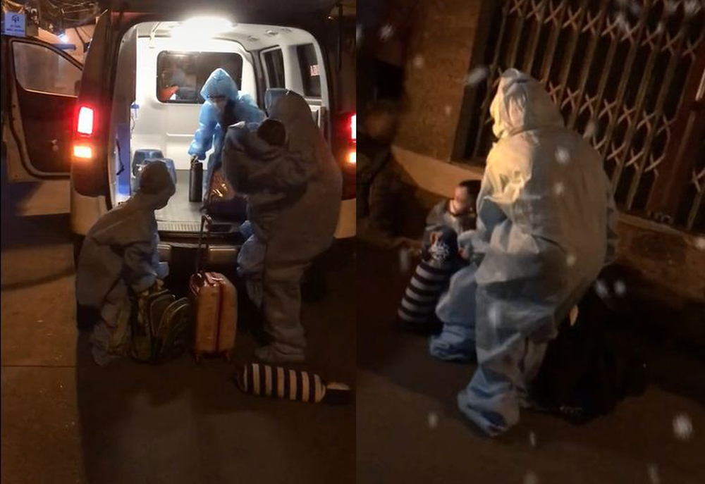 Bé trai 3 tuổi gào khóc, nhất quyết không chịu lên xe. (Ảnh: Chụp màn hình) Bé trai 3 tuổi gào khóc, nhất quyết không chịu lên xe. (Ảnh: Chụp màn hình)