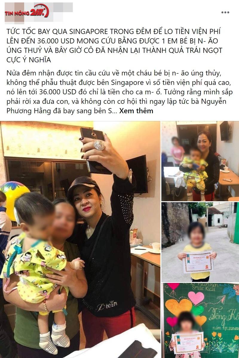 Bà Hằng đã sang Singapore trong đêm, đóng viện phí hơn 800 triệu đồng cứu sống con tôi