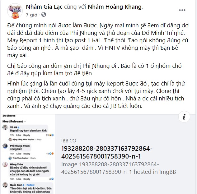 ‘Em trai’ bà Hằng chính thức tung bằng chứng tố Phi Nhung là kẻ thất đức, cô hồn các đảng