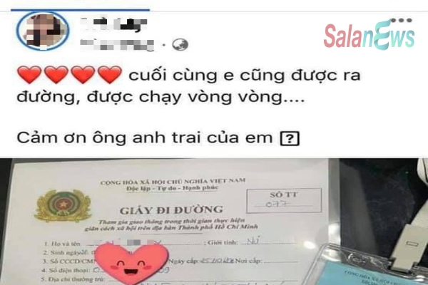 Khoe giấy đi đường được 'chạy vòng vòng' lên Facebook, tình nguyện viên bị thu hồi giấy