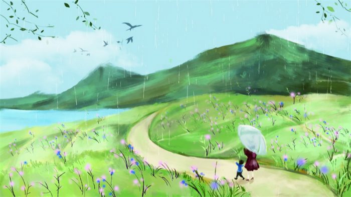 Trời đất có rộng lớn đến thế nào, cha mẹ cũng vẫn mãi dõi theo con cái. (Ảnh: Pinterest)