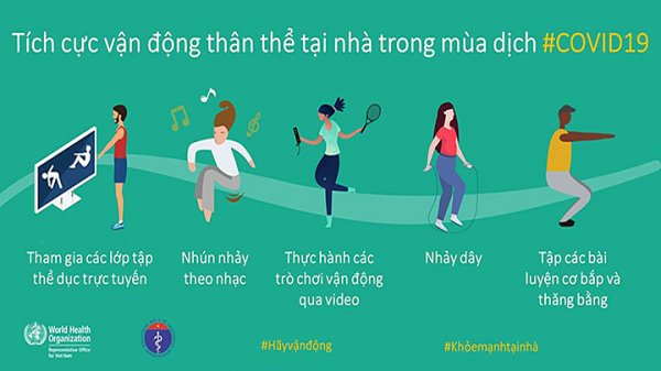 Phương pháp tập thể dục phòng chống covid hiệu quả