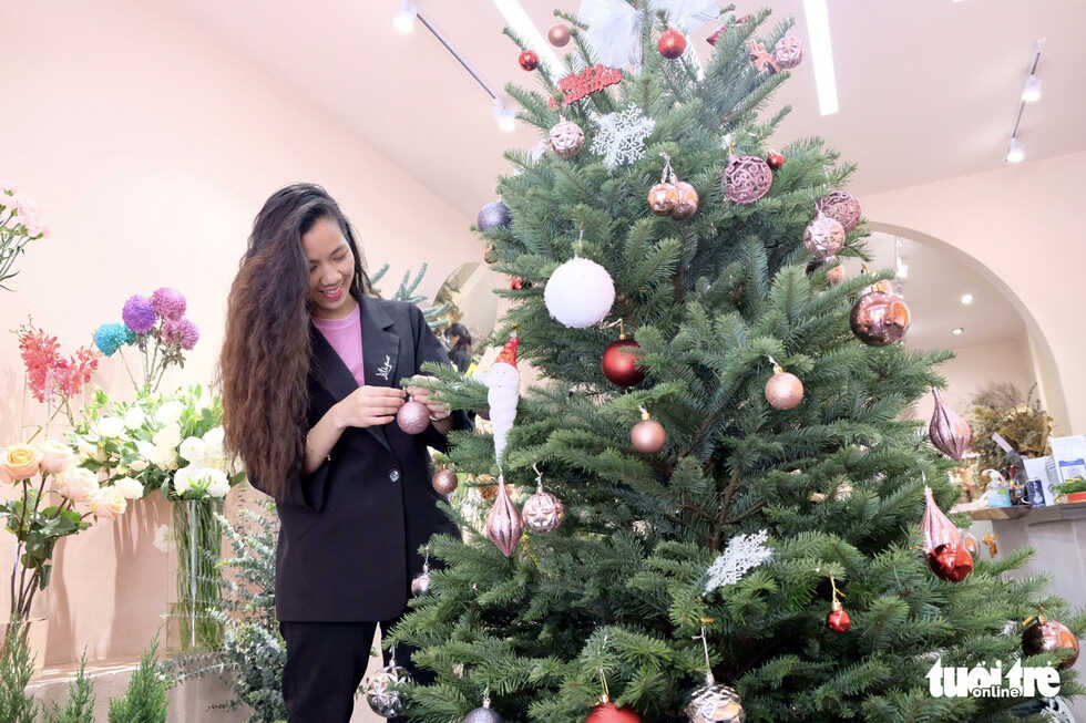 Thông tươi Mỹ giá 50 triệu vẫn 'cháy hàng' dịp Giáng sinh 1