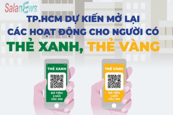 TP.HCM tính mở lại các hoạt động cho người có thẻ xanh, thẻ vàng ra sao?