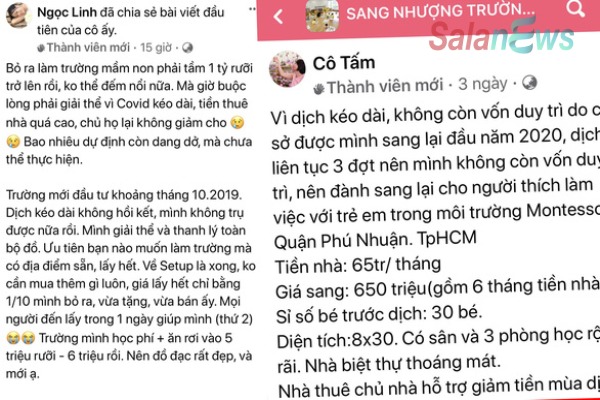Đóng cửa vì dịch bệnh, nhiều chủ trường mầm non phải rao bán trường
