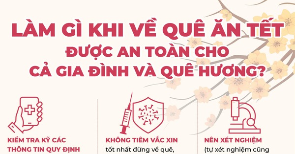 Về quê ăn Tết: Cần làm gì để an toàn phòng dịch cho gia đình và quê hương?